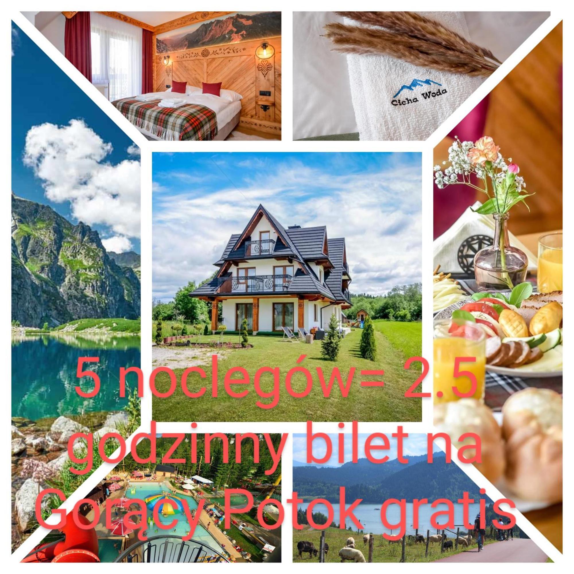 Cicha Woda 300 M Od Goracy Potok I Termy Szaflary Exterior photo